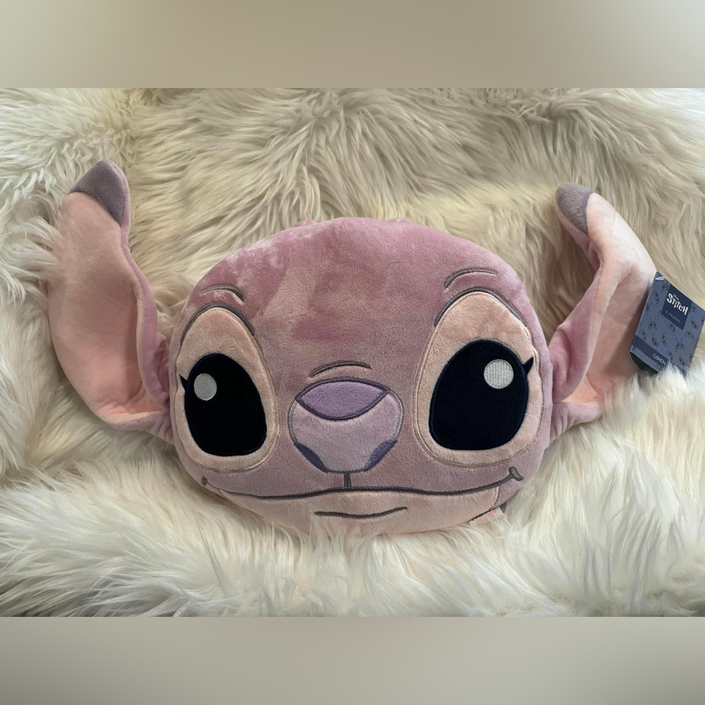 Disney Lilo & Stitch “Angel” Plush Character Pillow Cushion Primark NWT